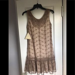 Girls “vintage” Flower Lace Dress size 14